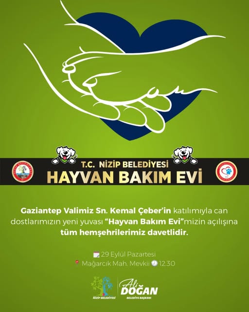 Hayvan Bakım Evi Açılışı