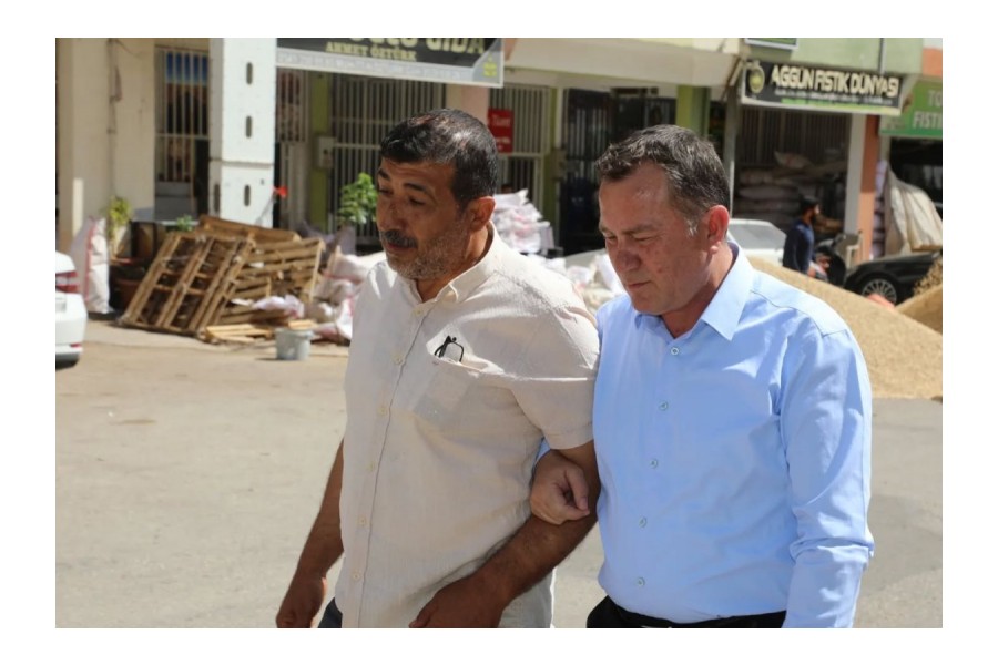 Başkanımız Ali Doğan Fıstık Hali Çevresinde Devam Eden Yol Düzenleme Çalışmalarını Yerinde İnceledi